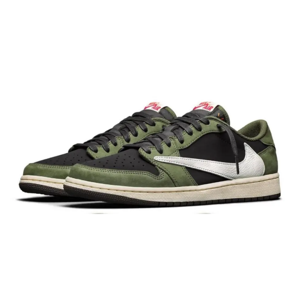 PKGoden Air Jordan 1 Travis Scott x Low olive