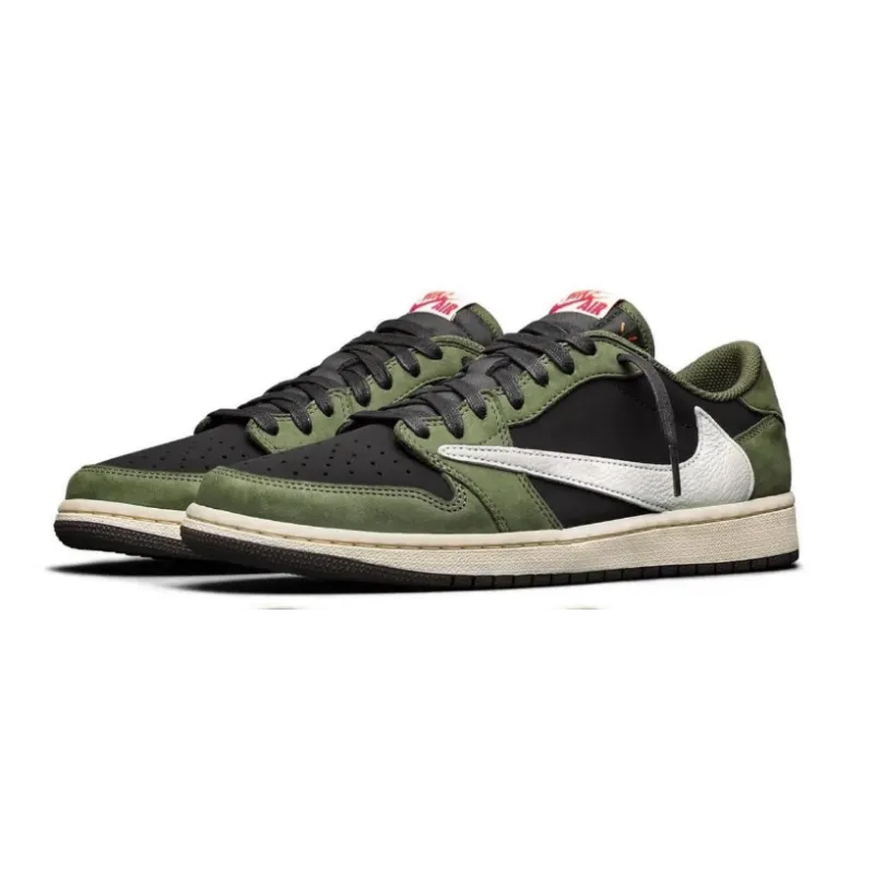 PKGoden Air Jordan 1 Travis Scott x Low olive