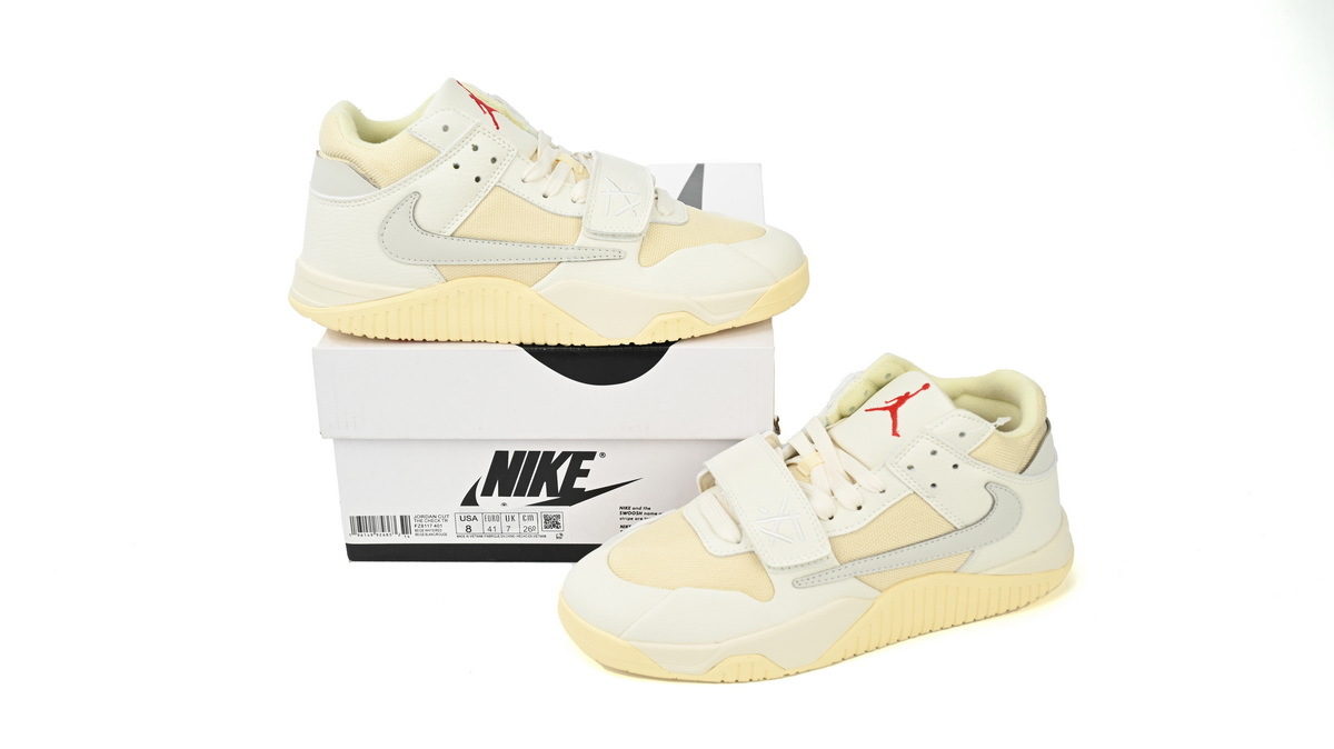 OG Travis Scott x Jordan Cut The Check Nice Kicks White,FZ8117-40