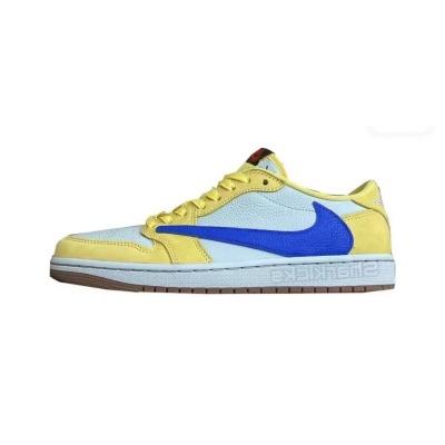 PKGoden Jordan 1 Retro Low OG SP Travis Scott Canary, DZ4137-700 01