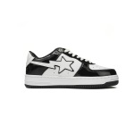 OG A Bathing Ape Bape Sta Low Black White,1H70-191-001