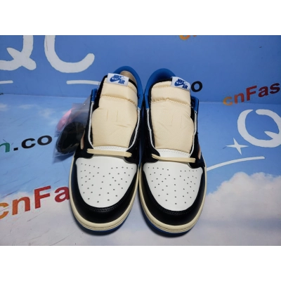 💯FREE SHIPPING | Air Jordan 1 Low Travis Scott x Fragment Design,DM7866-140 02