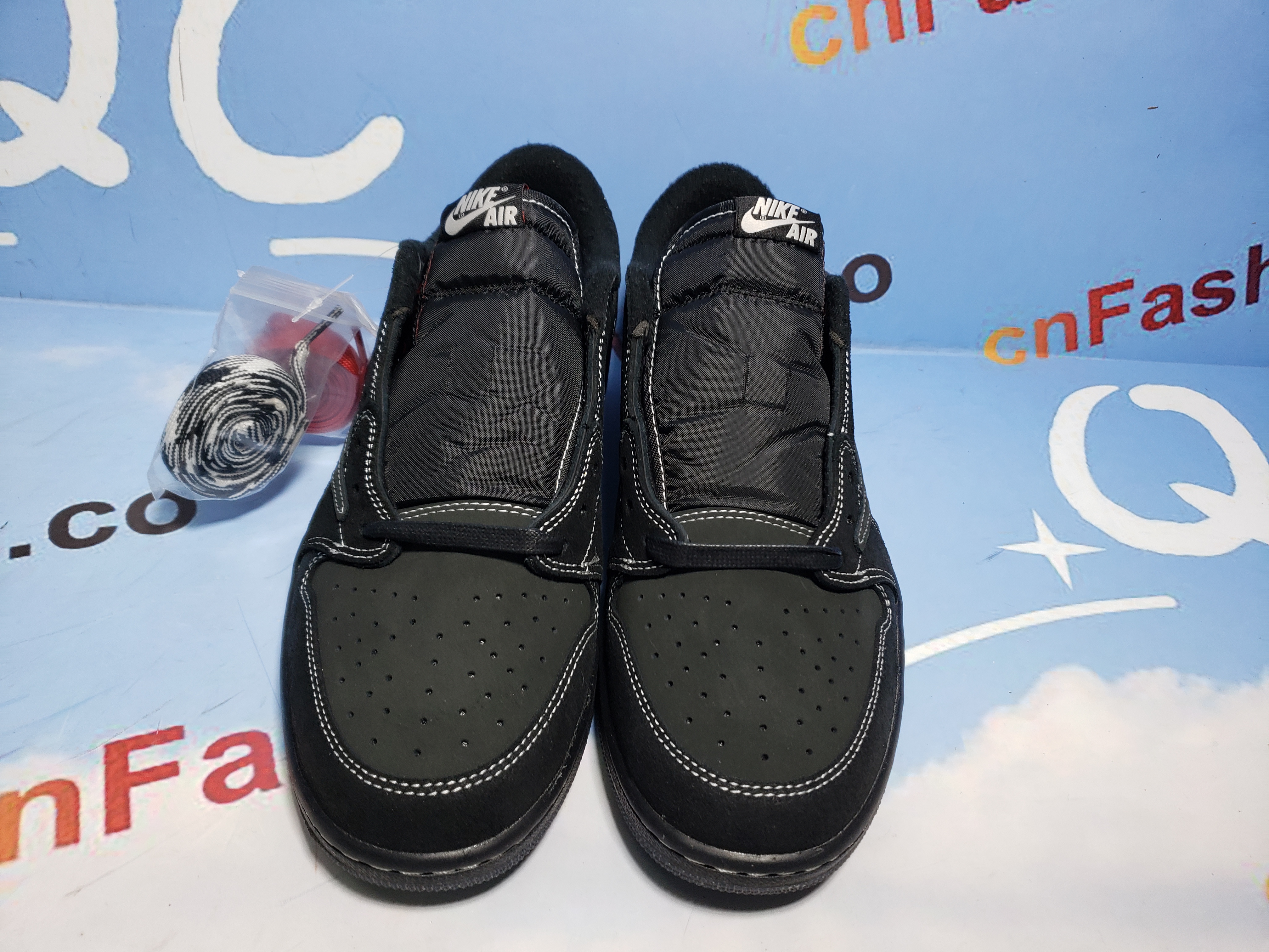 💯FREE SHIPPING | Jordan 1 Low Black Phantom Travis Scott,DM7866-001