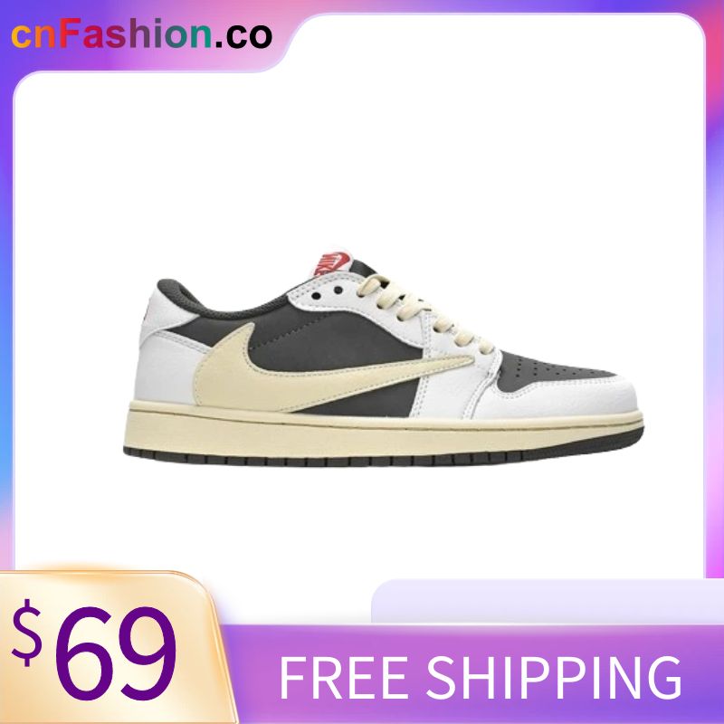 💯FREE SHIPPING | Jordan 1 Retro Low OG SP Travis Scott Reverse Mocha, DM7866-162