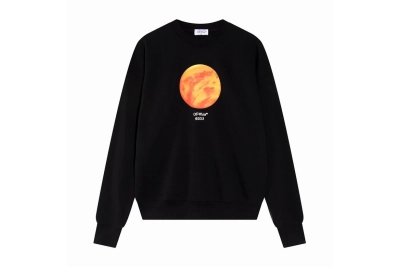  Off White Hoodie Black, A0Tn10 01