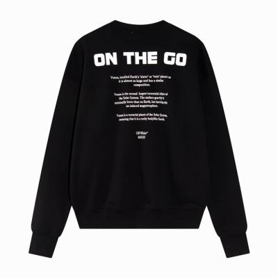 Off White Hoodie Black, A0Tn10