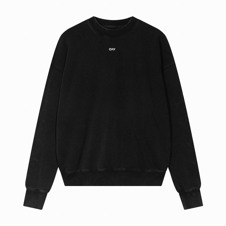 Off White Hoodie Black, A0Tn11