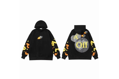  Off White Hoodie Black, hct5216 01