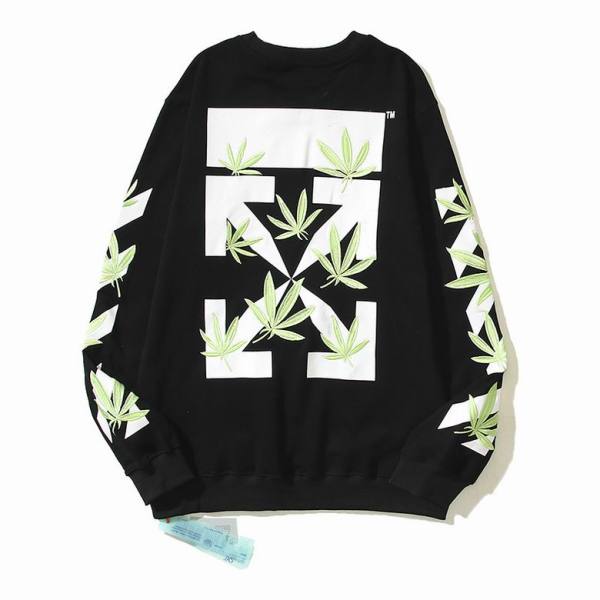 Off White Hoodie Black/White, est2086