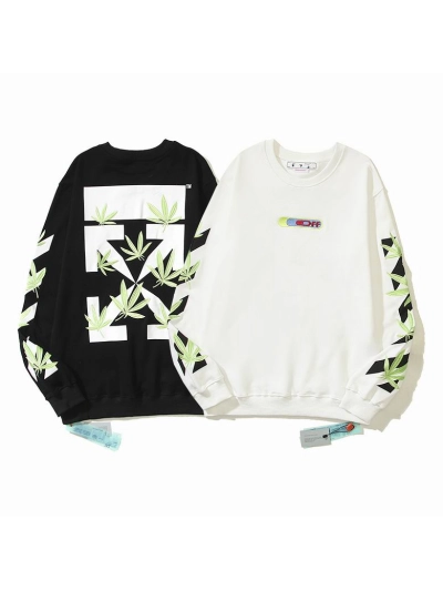  Off White Hoodie Black/White, est2086 01