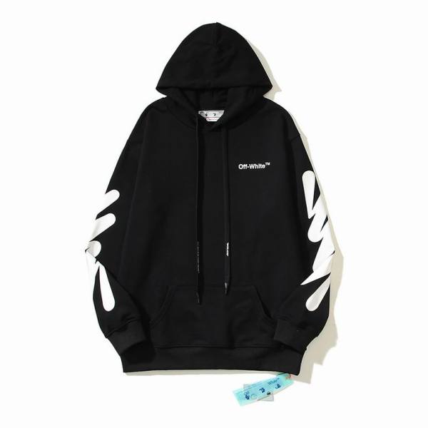 Off White Hoodie Black/White, est5104