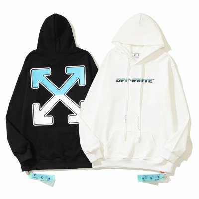 Off White Hoodie Black/White, est5106 01