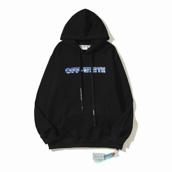 Off White Hoodie Black/White, est5108