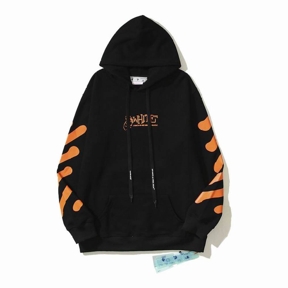  Off White Hoodie Black/White, est5109