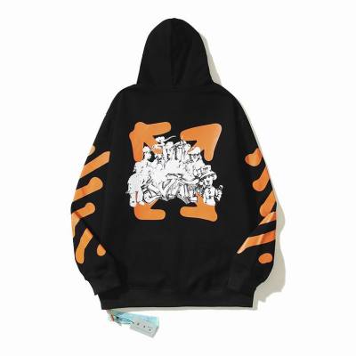 Off White Hoodie Black/White, est5109