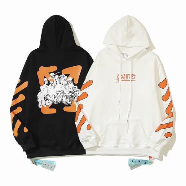 Off White Hoodie Black/White, est5109