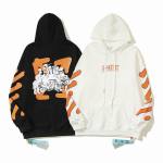  Off White Hoodie Black/White, est5109
