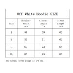  Off White Hoodie Black/White, hct5218