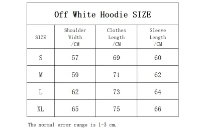  Off White Hoodie Black/White, est5108 02