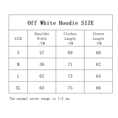 Off White Hoodie Black/White, est6020 02
