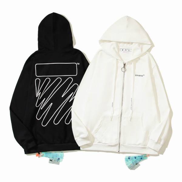 Off White Hoodie Black/White, est6020