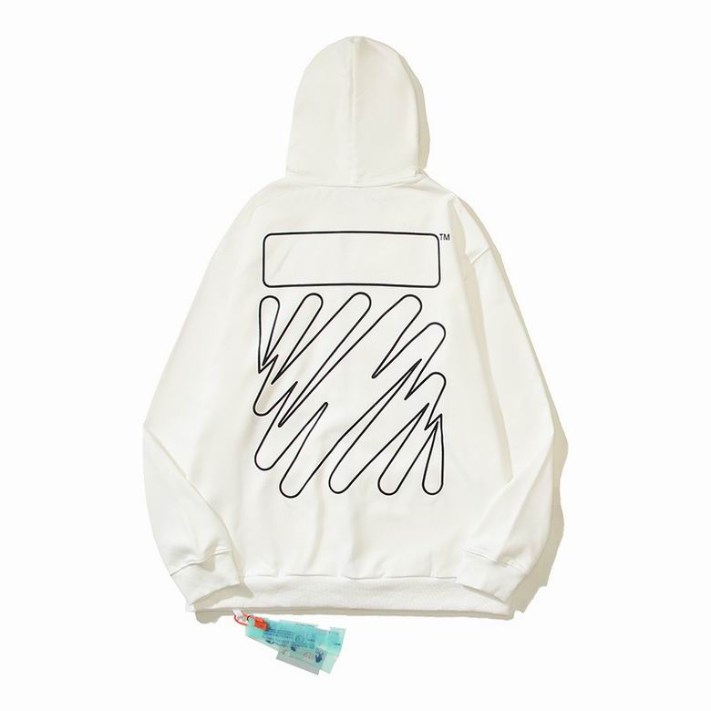 Off White Hoodie Black/White, est6020