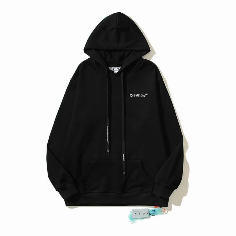  Off White Hoodie Black/White, estn08