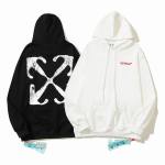  Off White Hoodie Black/White, estn08