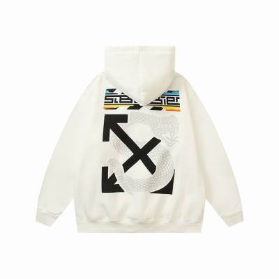 Off White Hoodie Black/White, hct5218