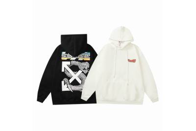  Off White Hoodie Black/White, hct5218 01