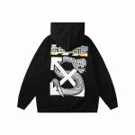  Off White Hoodie Black/White, hct5218
