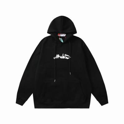 Off White Hoodie Black/White, hct6108