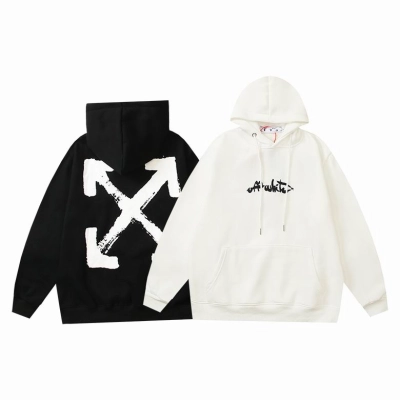 Off White Hoodie Black/White, hct6108 01
