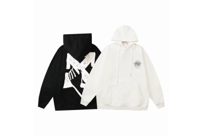  Off White Hoodie Black/White, hct6109 01