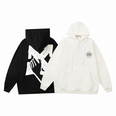 Off White Hoodie Black/White, hct6109 01