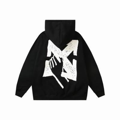 Off White Hoodie Black/White, hct6109