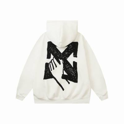 Off White Hoodie Black/White, hct6109