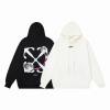 Off White Hoodie Black/White, ymt138