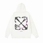 Off White Hoodie Black/White, ymt138