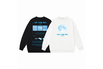  Off White Hoodie Black/White, ymt139 01