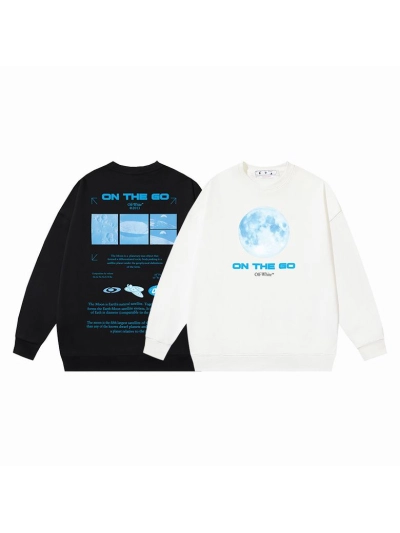  Off White Hoodie Black/White, ymt139 01