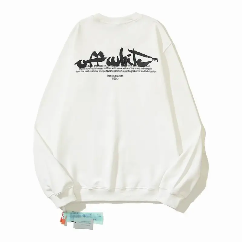 Off White Hoodie Black/White/Red, est2085