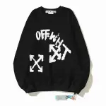 Off White Hoodie Black/White/Red, est2085