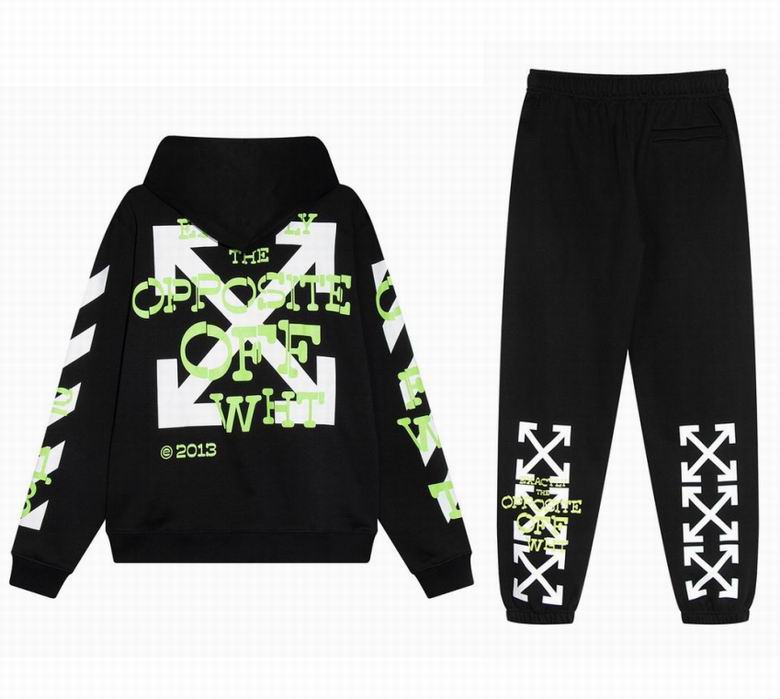Off White Hoodie+Pants, A0Tn02