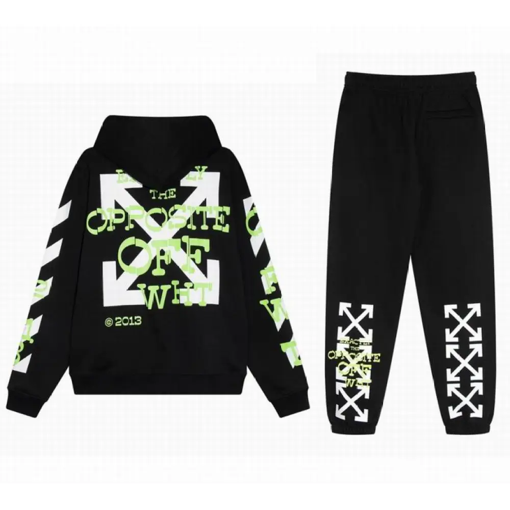 PKGoden Off White Hoodie+Pants, A0Tn02