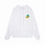 Off White Hoodie White, A0Tn05