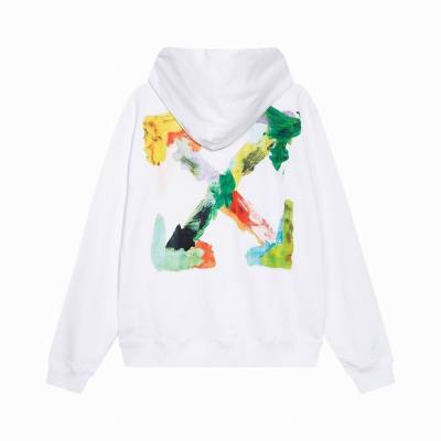 Off White Hoodie White, A0Tn05