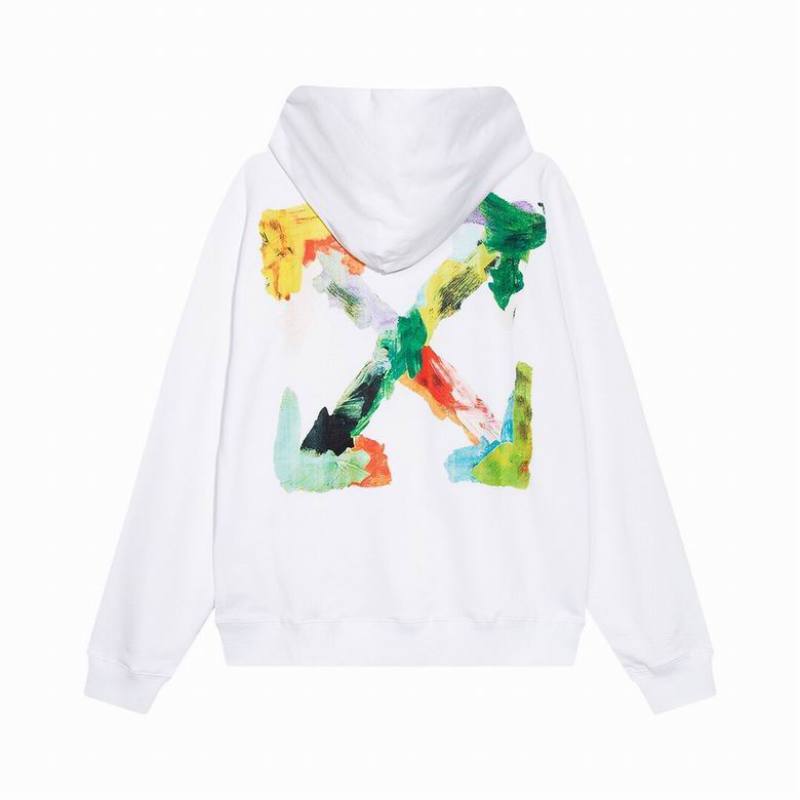  Off White Hoodie White, A0Tn05