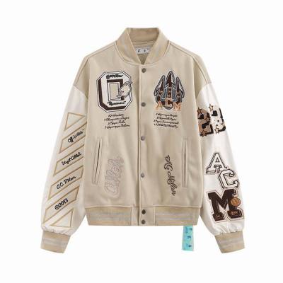  Off White Jacket Beige Brown, tctS009 01