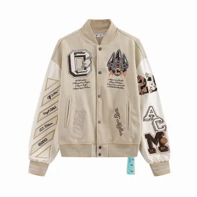 Off White Jacket Beige Brown, tctS009 01